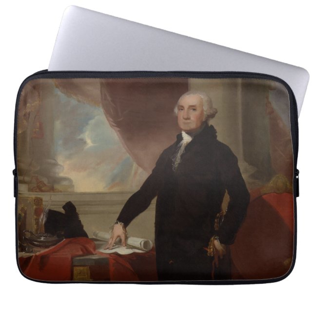 Lansdowne Portrait: US President George Washington Laptop Sleeve (Front)