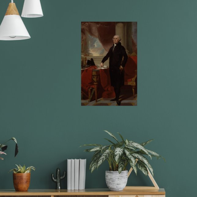 Lansdowne Portrait: US President George Washington Poster (Living Room 1)