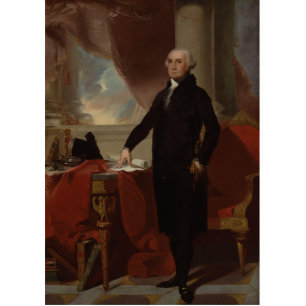 Lansdowne Portrait: US President George Washington Standing Photo Sculpture