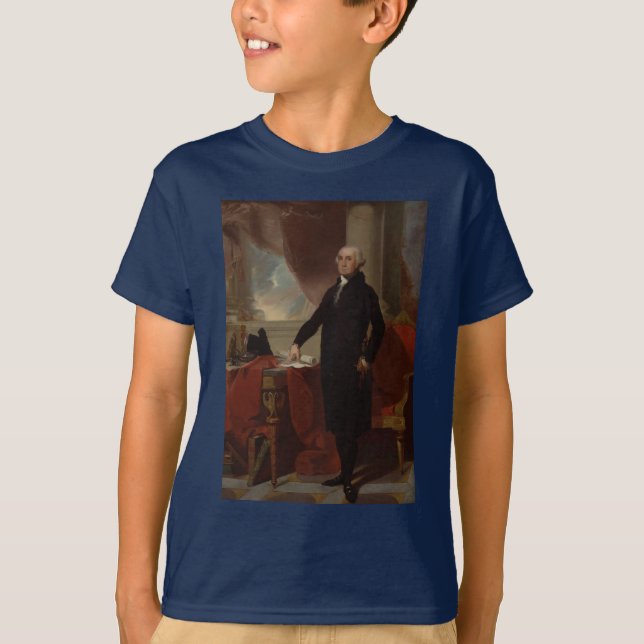 Lansdowne Portrait: US President George Washington T-Shirt (Front)