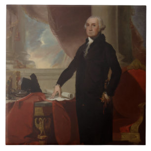 Lansdowne Portrait: US President George Washington Tile