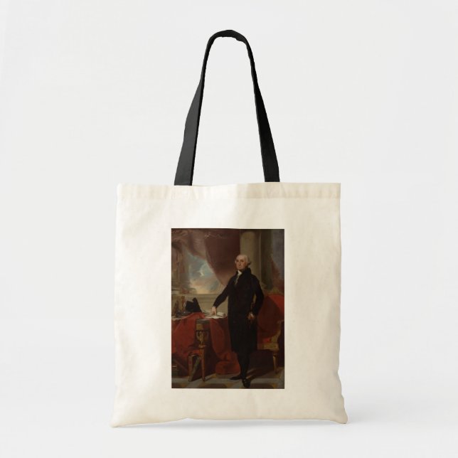 Lansdowne Portrait: US President George Washington Tote Bag (Front)