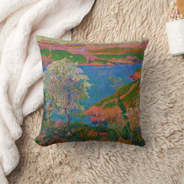 L'Anse du Goulineau, Henry Moret Cushion (Blanket)