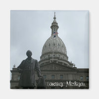 Lansing Capitol Building Magnet