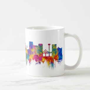 Lansing Michigan Skyline Coffee Mug