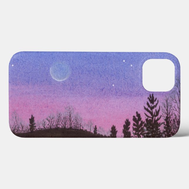 Lansing Moon and Stars Case-Mate iPhone Case (Back (Horizontal))