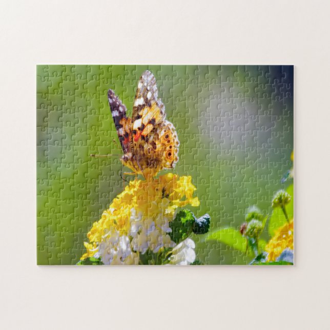 Lantana Butterfly Jigsaw Puzzle (Horizontal)
