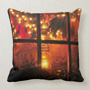 Lantern at Night Cushion