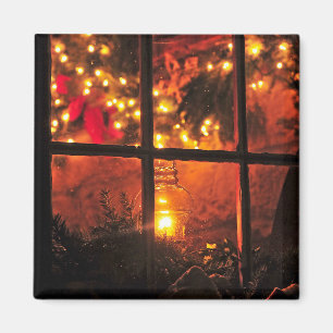 Lantern at Night Magnet