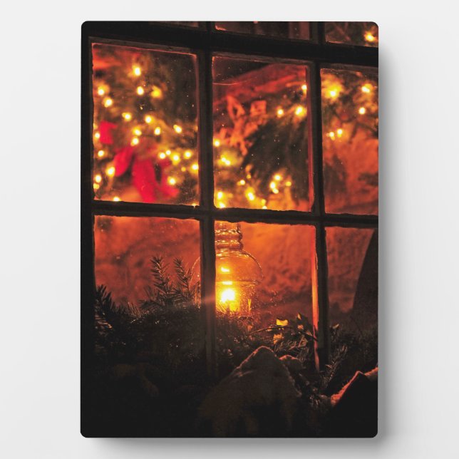 Lantern at Night Plaque (Front)