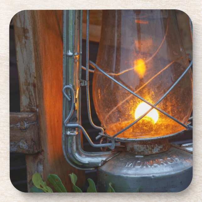 Lantern At Plains Camp, Kruger National Park Coaster (Front)