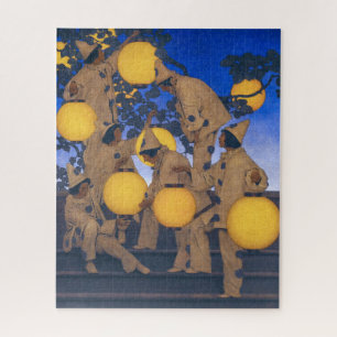 Lantern Bearers   Maxfield Parrish   Jigsaw Puzzle