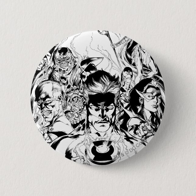 Lantern Corps Group Shot 6 Cm Round Badge (Front)