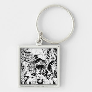 Lantern Corps Group Shot Key Ring