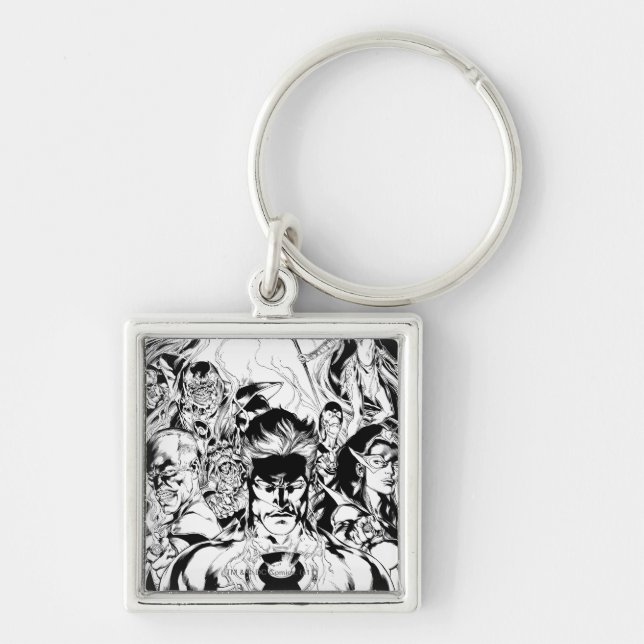 Lantern Corps Group Shot Key Ring (Front)