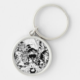 Lantern Corps Group Shot Key Ring