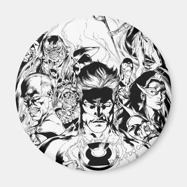 Lantern Corps Group Shot Magnet (Front)
