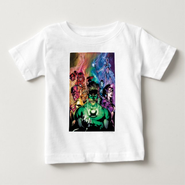 Lantern Corps Group with Colours Baby T-Shirt (Front)