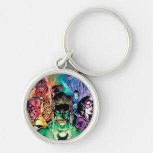 Lantern Corps Group with Colours Key Ring