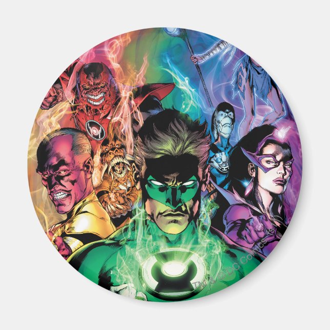 Lantern Corps Group with Colours Magnet (Front)