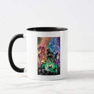 Lantern Corps Group with Colours Mug