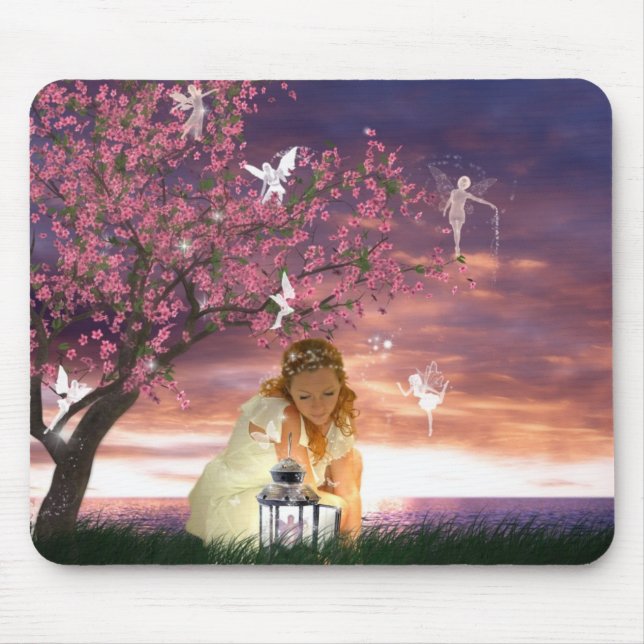 Lantern Fairies Mouse Pad (Front)