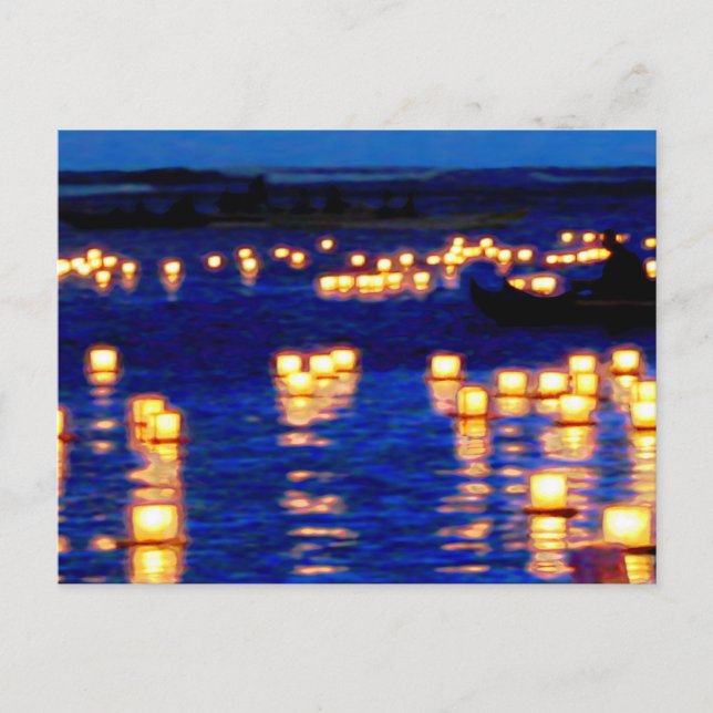 Lantern Floating Festival Postcard (Front)