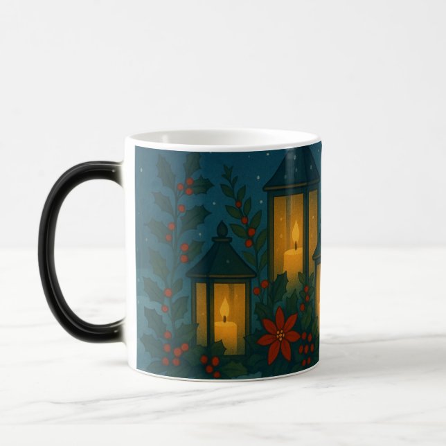 Lantern Fox Garden Magic Mug (Left)