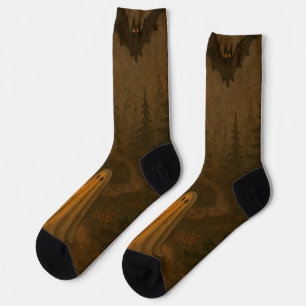 Lantern Ghost Trail – Cozy Autumn Night Walk Socks