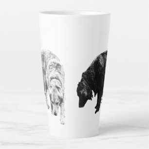 Lantern-Glow Scouts — Retriever Duo Latte Mug