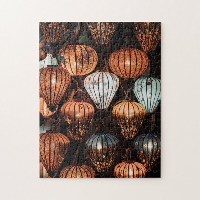 Lantern Lightings Images Complex Pattern Puzzles (Vertical)