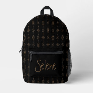 Lantern Lore & Star Signs Printed Backpack