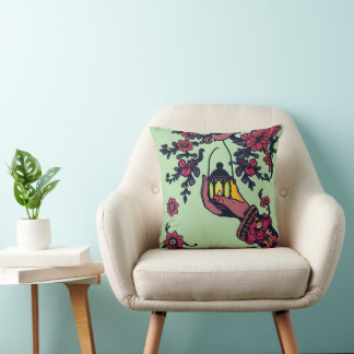 Lantern of Light – Retro Ornamental Glow Cushion