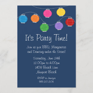 Lantern Party Invitation