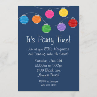 Lantern Party Invitation