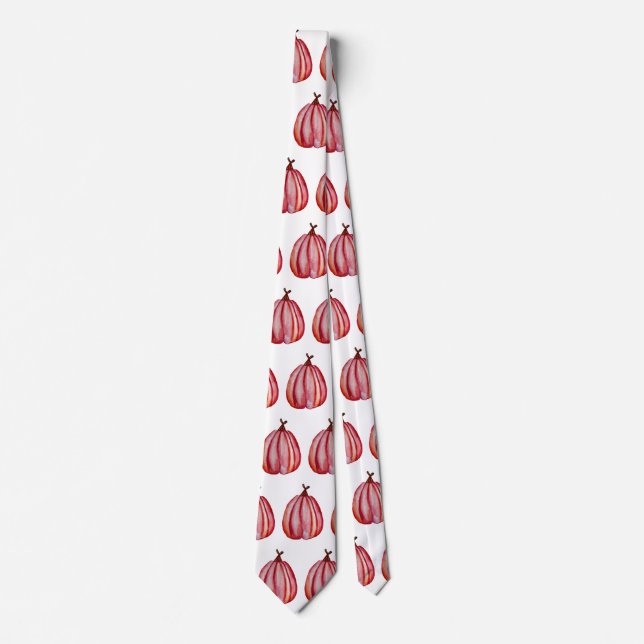 Lantern  Pumpkin Neck Tie (Front)