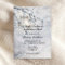 Lantern Sparkling Snow Winter Wedding Invitation