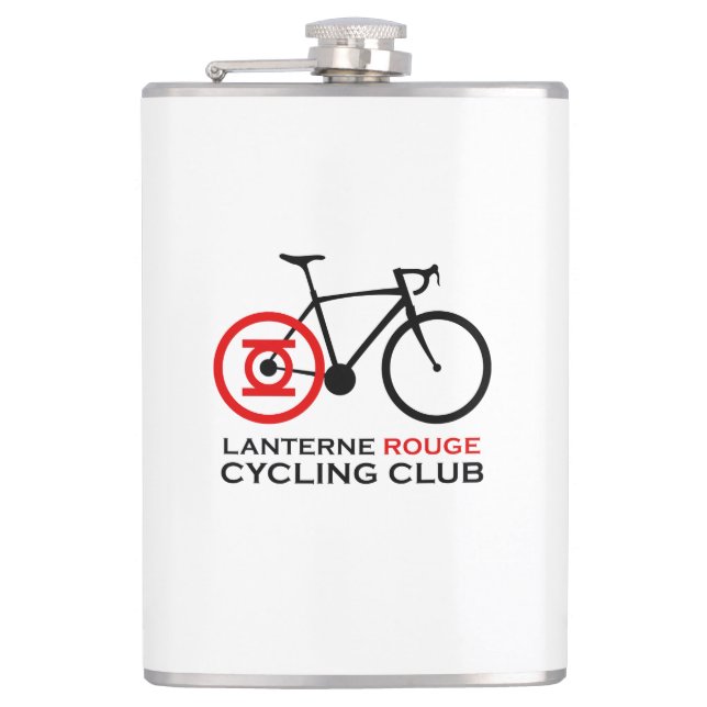 Lanterne Rouge Cycling Club Hip Flask (Front)