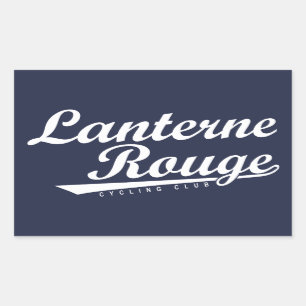 Lanterne Rouge Cycling Club Rectangular Sticker