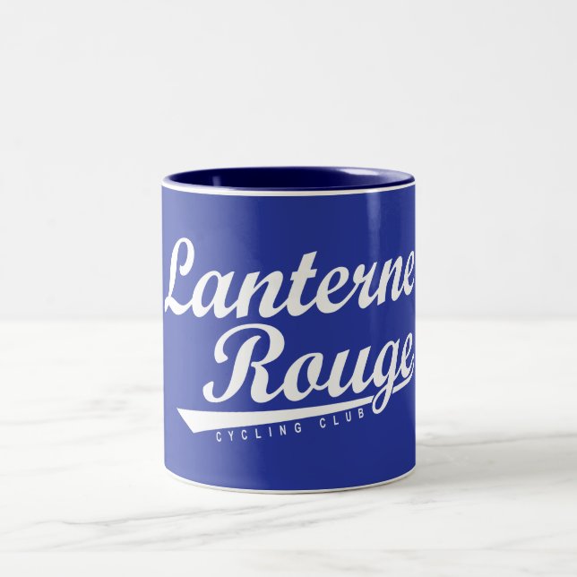 Lanterne Rouge Cycling Club Two-Tone Coffee Mug (Center)