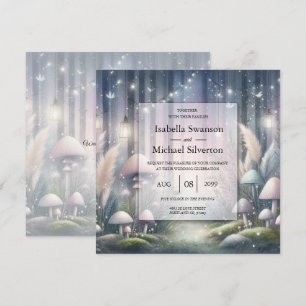 Lanternlight Dreams Enchanted Forest Wedding Invitation