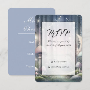 Lanternlight Dreams Enchanted Forest Wedding RSVP Card