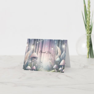 Lanternlight Dreams Enchanted Forest Wedding Thank You Card