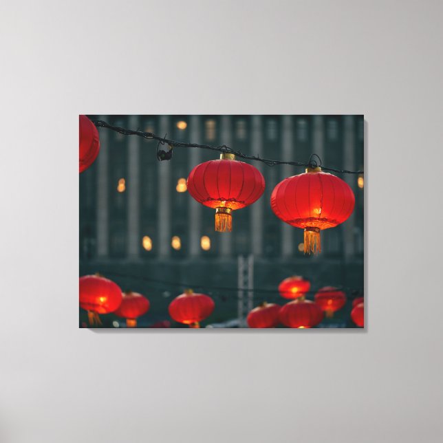 Lanterns Chinese New Year Canvas Print (Front)