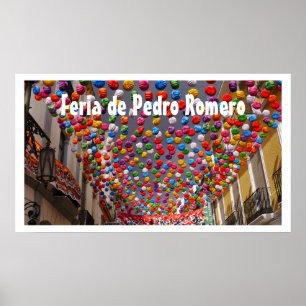 Lanterns, Feria de Pedro Romero, Ronda, Andalusia Poster