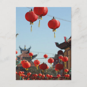 Lanterns in Chinatown Postcard