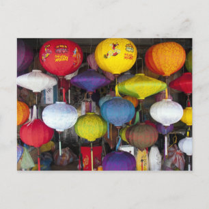 Lanterns in Hoi An, Vietnam Postcard