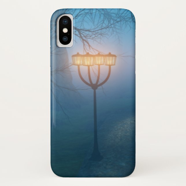 Lanterns in the Fog iPhone Case (Back)
