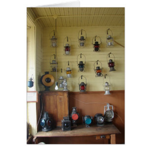 Lanterns in the Train Depot