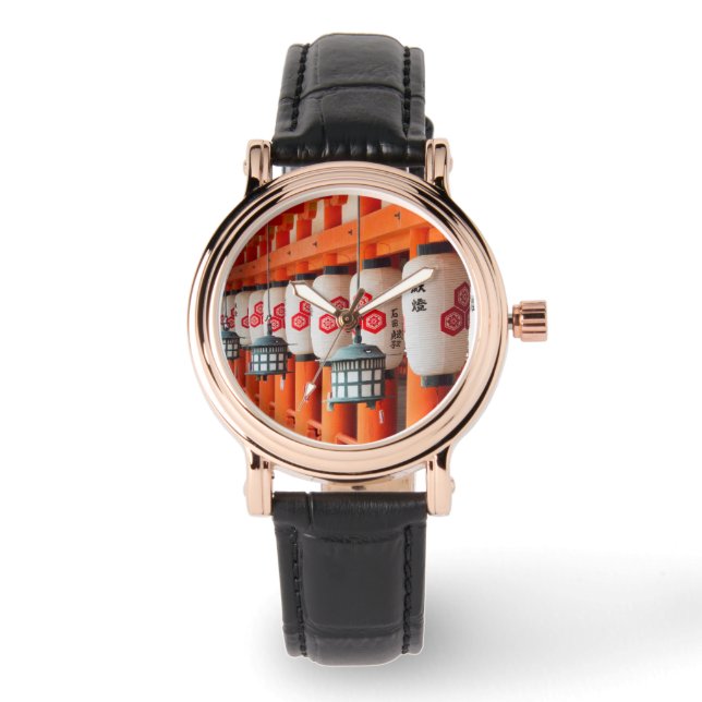 Lanterns inside Itsukushima Shrine Watch (Front)